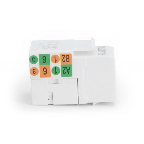 Модуль Digitus Cat5e UTP Keystone Jack RJ45 to LSA (DN-93501) White купити в Україні | Telemart фото