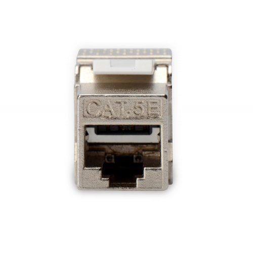 Модуль Digitus Cat5e Shielded Keystone Jack RJ45 to LSA Tool-free (DN-93512) Silver купити в Україні | Telemart фото