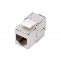 Модуль Digitus Cat6 Shielded Keystone Jack RJ45 Tool-free (DN-93612-1) Silver
