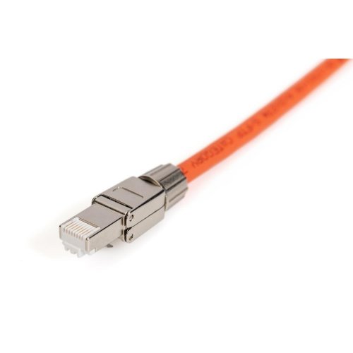 Коннектор Digitus Cat6a Shielded RJ45 Field Termination Plug Tool-free (DN-93634) Silver купить в Украине | Telemart фото