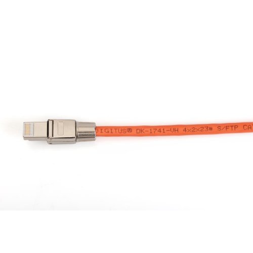 Коннектор Digitus Cat6a Shielded RJ45 Field Termination Plug Tool-free (DN-93634) Silver купить в Украине | Telemart фото