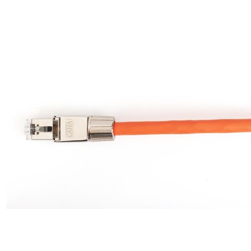 Коннектор Digitus Cat6a Shielded RJ45 Field Termination Plug Tool-free (DN-93634) Silver купить в Украине | Telemart фото