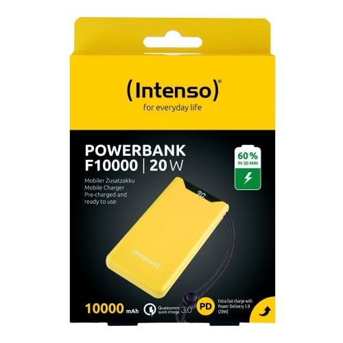 Powerbank Intenso F10000 10000mAh 20W (7332039) Yellow купити в Україні | Telemart фото