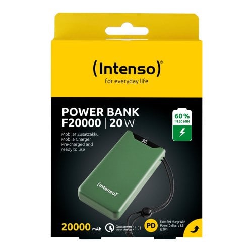 Powerbank Intenso F20000 20000mAh 20W (7332057) Green купити в Україні | Telemart фото