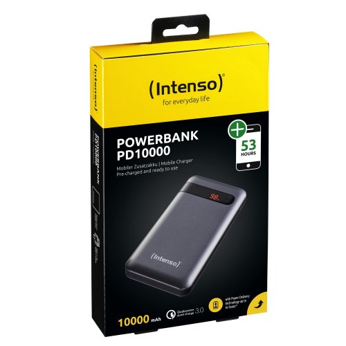 Powerbank Intenso PD10000 10000mAh 20W (7332330) Anthracite купити в Україні | Telemart фото