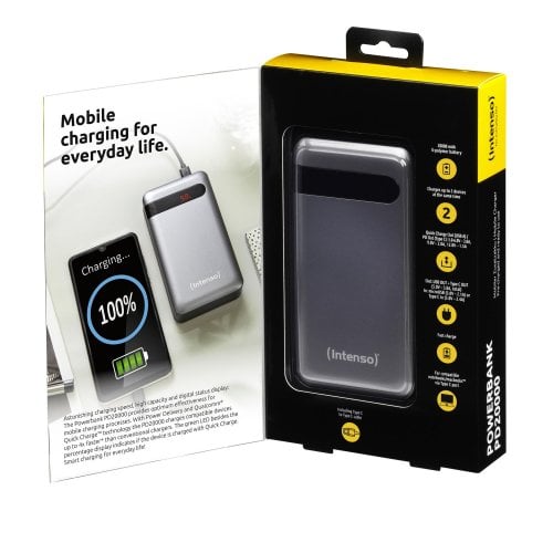 Powerbank Intenso PD20000 20000mAh (7332354) Anthracite купити в Україні | Telemart фото