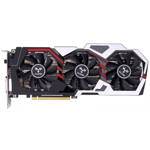 Продать Видеокарта COLORFUL iGame GeForce GTX 1070 Ti 8192MB (IGAME GTX 1070Ti VULCAN U TOP) (Cледы эксплуатации) по Trade-In интернет-магазине Телемарт - Киев, Днепр, Украина фото