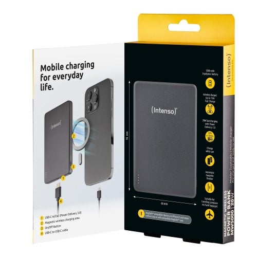 Powerbank Intenso MW5000 5000mAh 20W (7344024) Grey купить в Украине | Telemart фото