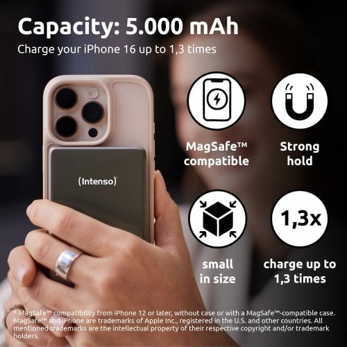 Powerbank Intenso MW5000 5000mAh 20W (7344024) Grey купить в Украине | Telemart фото