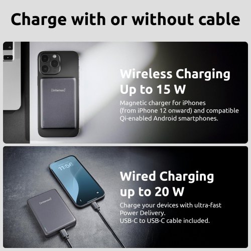 Powerbank Intenso MW10000 10000mAh 20W (7344034) Grey купить в Украине | Telemart фото