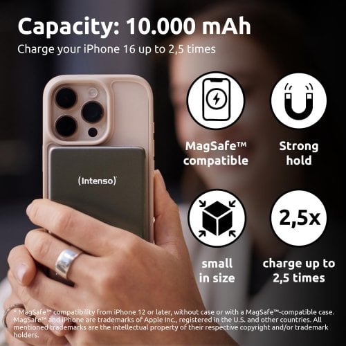 Powerbank Intenso MW10000 10000mAh 20W (7344034) Grey купить в Украине | Telemart фото