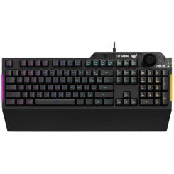 Уцінка клавіатура Asus TUF Gaming K1 (90MP01X0-BKMA00) Black (Розкрита упаковка, 917758)