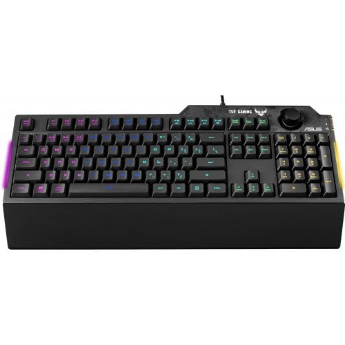 Уцінка клавіатура Asus TUF Gaming K1 (90MP01X0-BKMA00) Black (Розкрита упаковка, 917758) купити в Україні | Telemart фото