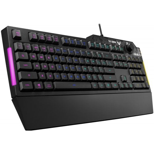 Уцінка клавіатура Asus TUF Gaming K1 (90MP01X0-BKMA00) Black (Розкрита упаковка, 917758) купити в Україні | Telemart фото