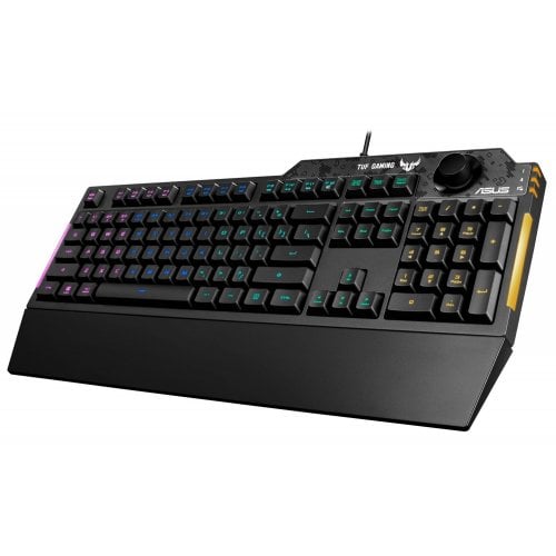 Уцінка клавіатура Asus TUF Gaming K1 (90MP01X0-BKMA00) Black (Розкрита упаковка, 917758) купити в Україні | Telemart фото