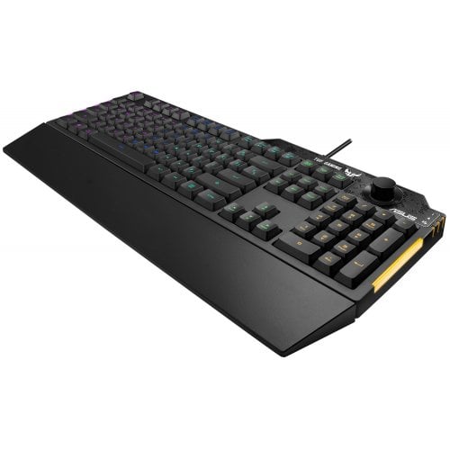 Уцінка клавіатура Asus TUF Gaming K1 (90MP01X0-BKMA00) Black (Розкрита упаковка, 917758) купити в Україні | Telemart фото