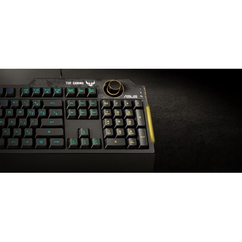 Уцінка клавіатура Asus TUF Gaming K1 (90MP01X0-BKMA00) Black (Розкрита упаковка, 917758) купити в Україні | Telemart фото