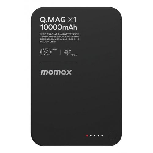 Powerbank Momax Q.MAG X1 10000mAh 20W (IP117AD) Black купить в Украине | Telemart фото