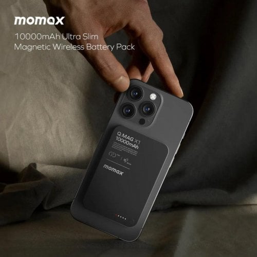 Powerbank Momax Q.MAG X1 10000mAh 20W (IP117AD) Black купить в Украине | Telemart фото