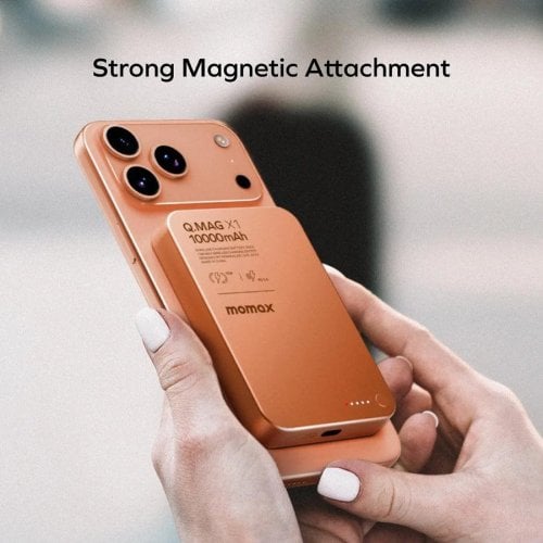 Powerbank Momax Q.MAG X1 10000mAh 20W (IP117AM) Orange купить в Украине | Telemart фото