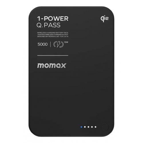 Powerbank Momax 5000mAh 20W (IP129Q2D) Black купить в Украине | Telemart фото
