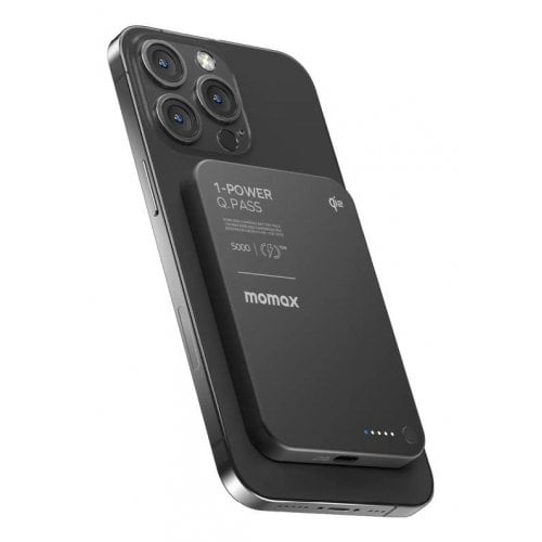 Powerbank Momax 5000mAh 20W (IP129Q2D) Black купить в Украине | Telemart фото