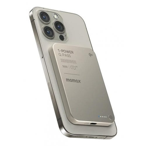 Powerbank Momax 5000mAh 20W (IP129Q2L) Titanium купить в Украине | Telemart фото