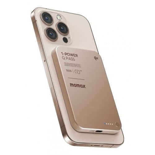 Powerbank Momax 5000mAh 20W (IP129Q2L2) Sandstone купить в Украине | Telemart фото