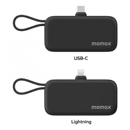 Powerbank Momax 5000mAh 20W (IP130MFID) Black купити в Україні | Telemart фото