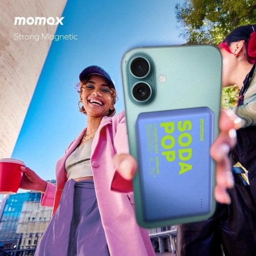 Powerbank Momax 5000mAh 20W (IP135AB2) Blue купить в Украине | Telemart фото