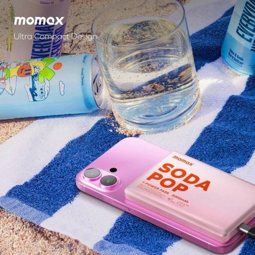 Powerbank Momax 5000mAh 20W (IP135AB2) Blue купить в Украине | Telemart фото
