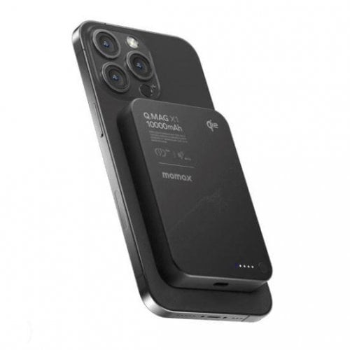 Powerbank Momax 10000mAh 20W (IP136AQ2D) Black купить в Украине | Telemart фото