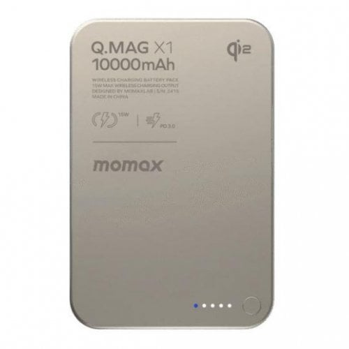 Powerbank Momax 10000mAh 20W (IP136AQ2L) Titanium купить в Украине | Telemart фото