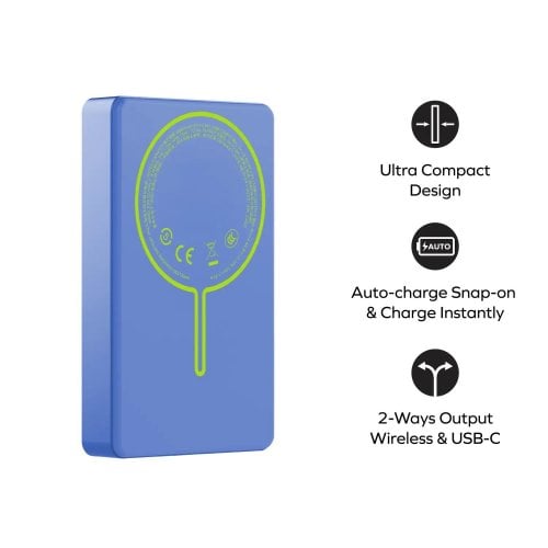 Powerbank Momax 10000mAh 20W (IP137AB) Blue купить в Украине | Telemart фото