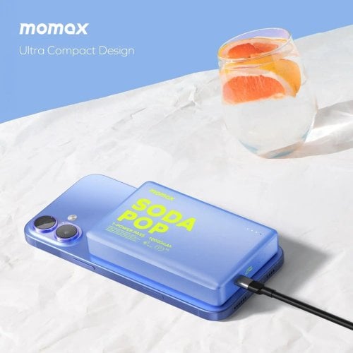 Powerbank Momax 10000mAh 20W (IP137AP2) Pink купить в Украине | Telemart фото