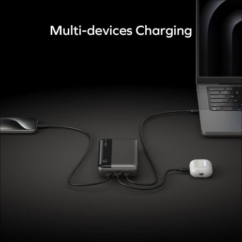 Powerbank Momax 25000mAh 145W (IP150D) Black купити в Україні | Telemart фото