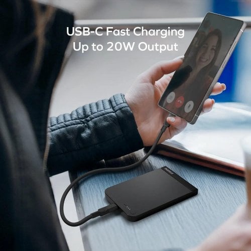 Powerbank Momax 5000mAh 20W (IP161Q2D) Black купить в Украине | Telemart фото