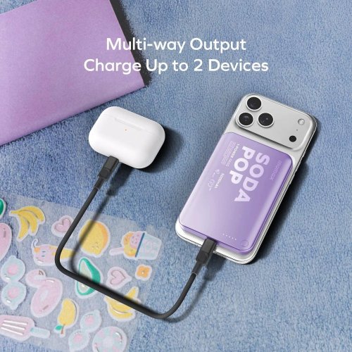 Powerbank Momax 5000mAh 20W (IP165S) Silver купить в Украине | Telemart фото