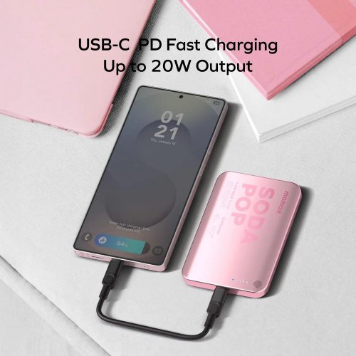 Powerbank Momax 5000mAh 20W (IP165S) Silver купить в Украине | Telemart фото