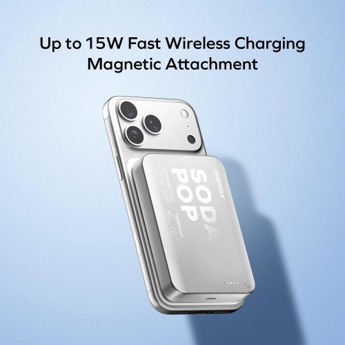 Powerbank Momax 10000mAh 20W (IP166P) Pink купить в Украине | Telemart фото