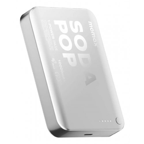 Powerbank Momax 10000mAh 20W (IP166S) Silver купить в Украине | Telemart фото