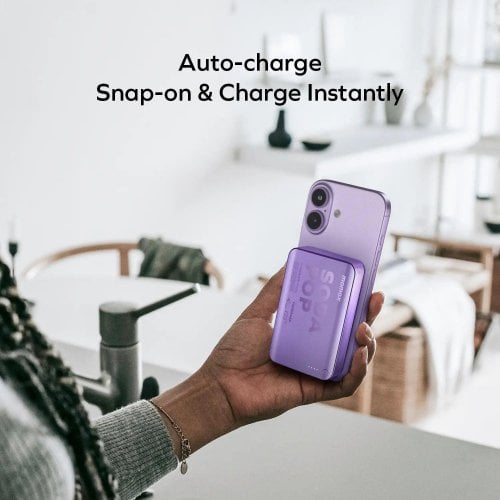 Powerbank Momax 10000mAh 20W (IP166U) Purple купить в Украине | Telemart фото