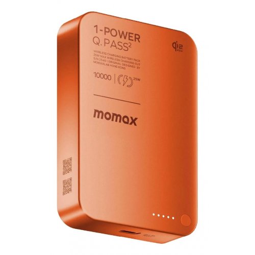 Powerbank Momax 10000mAh 30W (IP168Q22M) Solar Orange купить в Украине | Telemart фото