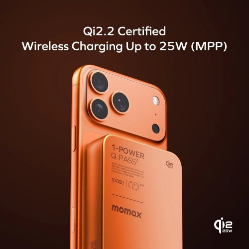 Powerbank Momax 10000mAh 30W (IP168Q22M) Solar Orange купить в Украине | Telemart фото