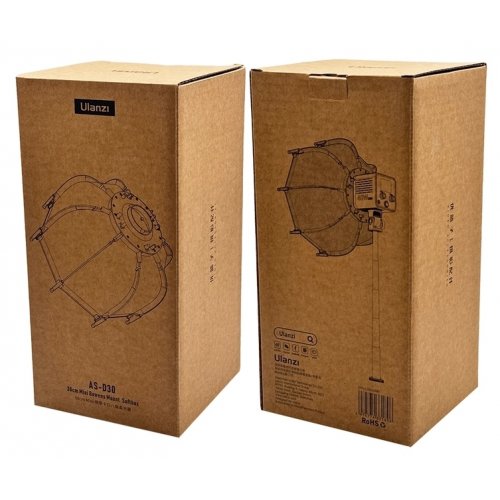 Софтбокс Ulanzi AS-D30 Octagonal Softbox 30cm Mini Bowens Mount and Grid (L083GBB1) купить в Украине | Telemart фото