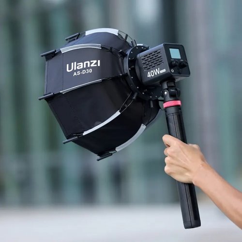 Софтбокс Ulanzi AS-D30 Octagonal Softbox 30cm Mini Bowens Mount and Grid (L083GBB1) купить в Украине | Telemart фото