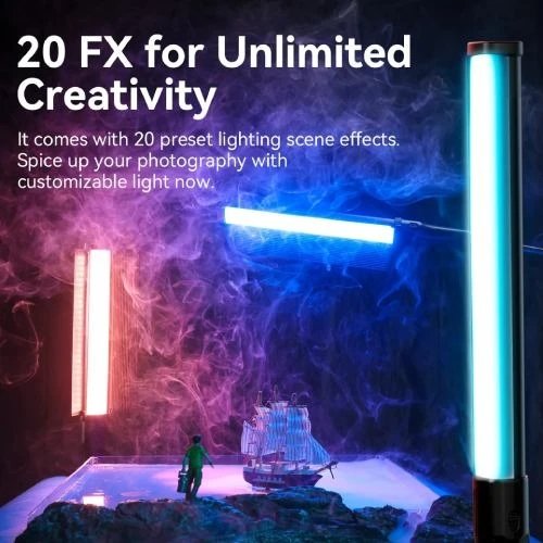 Видеосвет Ulanzi Vijim VL360 RGB Led Light 38W (L058GBB2 VL360 RGB) Black купить в Украине | Telemart фото