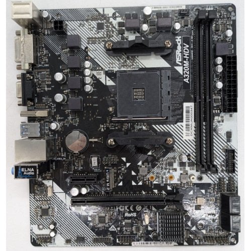 Материнська плата AsRock A320M-HDV R4.0 (sAM4, AMD A320) (Відновлено продавцем, 917806) купити в Україні | Telemart фото
