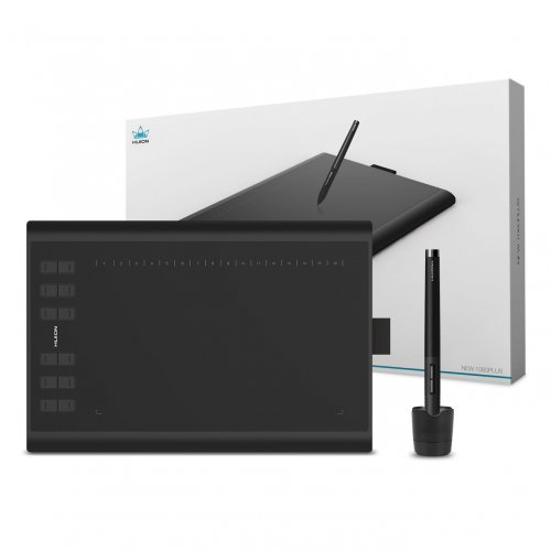 Графічний планшет Huion New 1060 Plus Black купити в Україні | Telemart фото