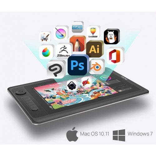 Графічний монітор Parblo Coast 12 Pro Gen2 (COAST12PROG2) Black купити в Україні | Telemart фото